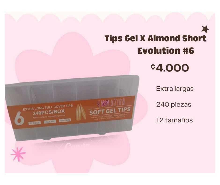 Tips Gel X Extra Largas